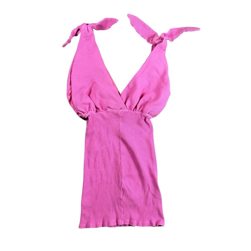 Free People Beach Pink Cotton Dress - Picture 2 of 5